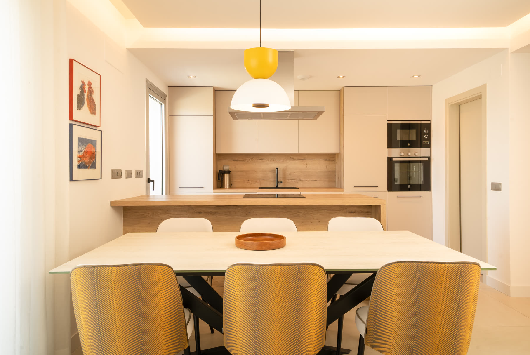 Dining area by the kitchen